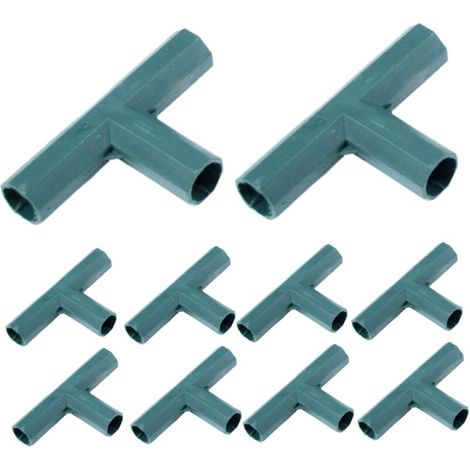 10 pièces connecteurs d'angle de cadre de jardin 16mm connecteurs d'angle plats intérieurs à 3 voies (1/5)