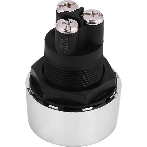 Démarreur moteur voiture 12V-24V 50A, bouton poussoir allumage avec LED bleue, interrupteur de démarrage pour véhicule (1/5)