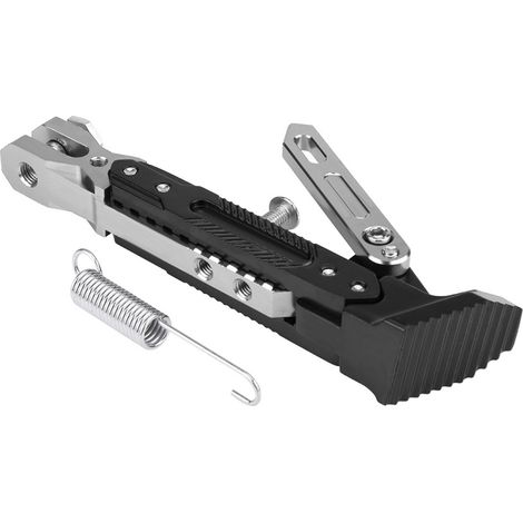 Support latéral de pied réglable universel, pour NMAX 155 20152016 125, argent (1/5)