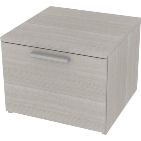 Cassettiera moderna con cassetto a chiusura rallentata - Ideale per cameretta o ufficio - Rovere rock