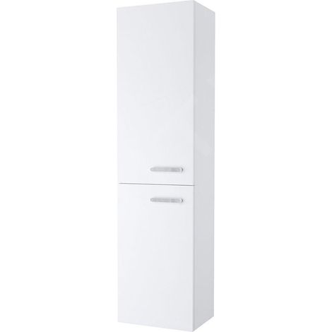 Ravak Chrome - Armoire suspendue SB 390 L, 29x39x150 cm, gauche, blanc X000000542 (1/3)