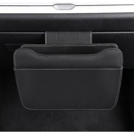 Auto Mülleimer Leder, faltbar, wasserdicht, Organizer für Beifahrerseite (1/4)