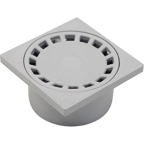 Desagüe circular para suelo de baño de 100 x 100 mm (1/5)