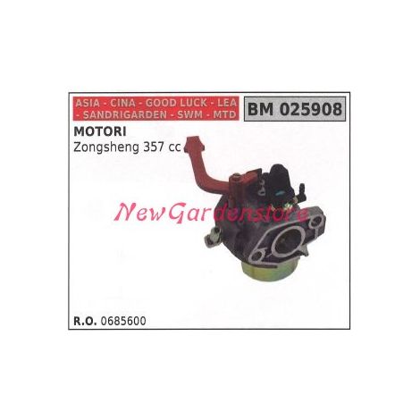 Carburatore a vaschetta CINA tagliaerba rasaerba tosaerba zongsheng 357cc 025908