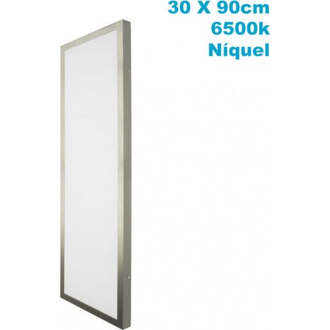 Deckenleuchte 72w 6500k 3,5x30x90 cm flach nickel 6120lm