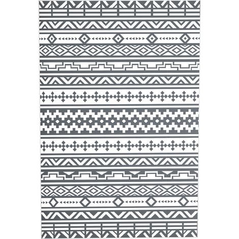 AMXCNOY Tapis d'extérieur robuste et résistant aux intempéries, tapis de style bohème, tapis d'extérieur pour salon ou balcon (1/5)