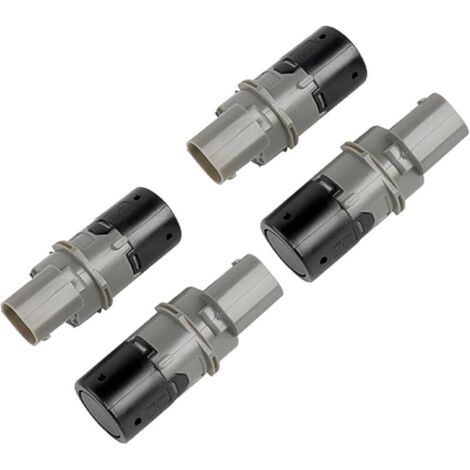 66206989069 Lot de 4 capteurs de stationnement PDC 3 broches Compatible avec les séries 5 E39 E60 7 E38 E65 6 E63 E64 X3 X5 Z4 E83 E53 E85 1998-2008 (1/4)