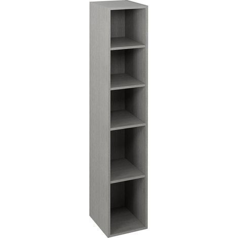 Boîte étagère ouverte ESPACE 30x172x32cm, Chêne Argenté (1/5)