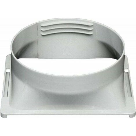 Adaptateur de tuyau d’évacuation pour climatiseur mobile – Kit de fermeture de fenêtre 15 cm, en plastique résistant, 1 pièce (1/5)