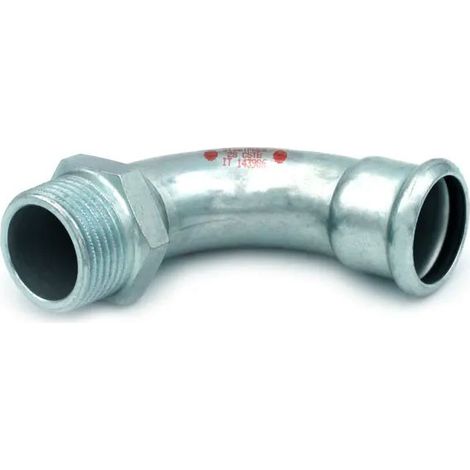 Curva filettata 90° MF ø15 x 1/2"M a pressare 397102015