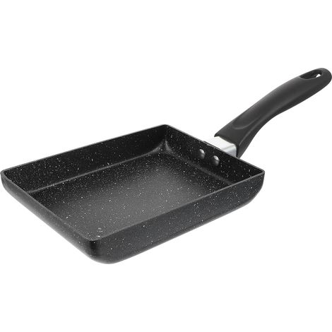 Poêle À Omelette Tamagoyaki - Rectangulaire - En Aluminium - Antiadhésif Naturel - Pour Cuisinière Induction Gaz Électrique - 35.5 X 13.5 X 3 Cm - 1 Pièce (1/5)