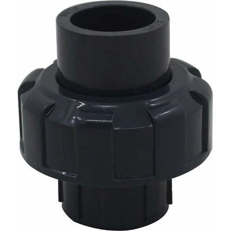 Raccord d'évacuation PVC 50mm – Manchon union pour pompe filtre – Connexion de colle – Usage piscine (1/5)