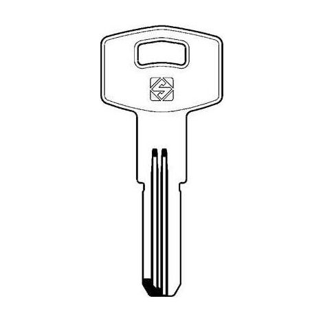 CHIAVE PUNZONATA FIAM FI3R SILCA - OTTONE NICHELATO - 5 pezzi