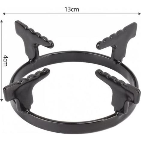 Grille De Brûleur De Cuisinière à Gaz à Anneau De Support De Wok En Fonte, Support Universel En Fonte D'anneau De Wok Pour la Cuisine, Accessoires De Remplacement De Cuisinière à Gaz (1/4)