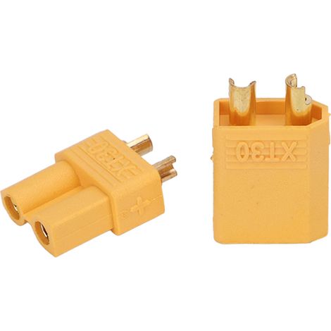 XT30 Stecker/Buchse RC-Zubehörstecker für Akku und RC-Regler (gelb) (1/5)