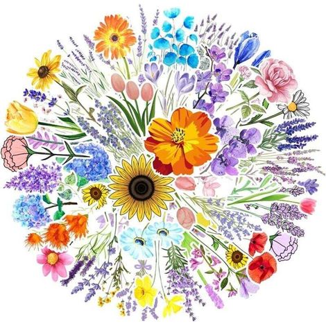 [Superniedliche Sticker] Diese wunderschöne Packung enthält 50 verschiedene Blumensticker. Das ansprechende Design macht sie zu einem tollen Geschenk für Kinder, Freunde und Familie. [Sicher und langl