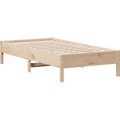 Maison Exclusive - Letto senza Materasso 75x190 cm in Legno Massello Pino