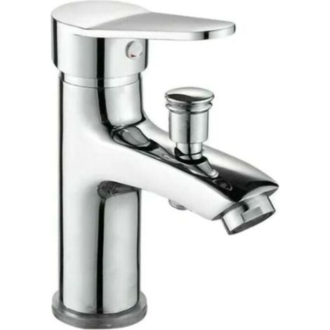 Shower Mixer Tap, Single Handle Hot and Cold Dual-use Shower Faucet, Alloy, with 60cm Water Inlet Hose (1/4)