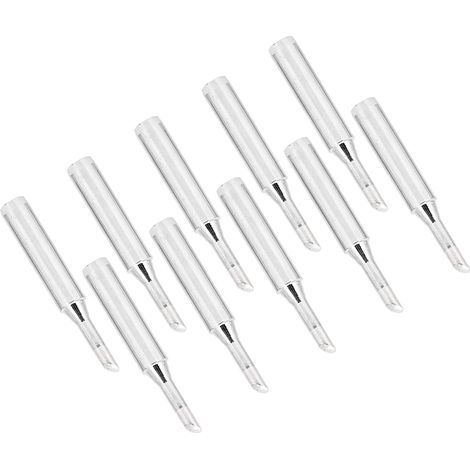 10 pièces pannes de fer à souder en laiton chauffage interne sans plomb outils de soudure 900MT3C (1/5)