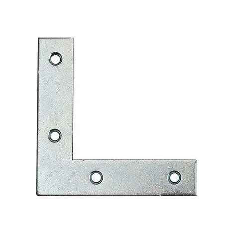 ANGOLI DI RINFORZO IN ACCIAIO ZINCATO BIANCO 40 X 40 MM. 4 PZ.