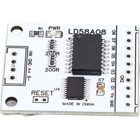 Module Pilote 8 Canaux RS485 vers Sortie PWM à Transistor, Carte Contrôle DO Multifonction Sans Broches (1/5)