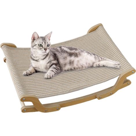 Chaise Hamac pour Chat Lit Grattoir en Sisal pour Chat (1/5)