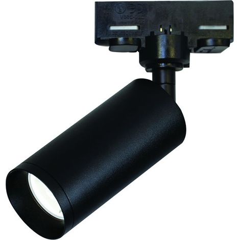 Spot Sur Rail 3 Allumages D60 Pour Ampoule LED GU10 Noir Mat ZAMBELIS S059 (1/3)