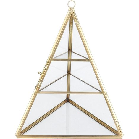 3-Tier Pyramid-Shaped Jewelry Storage Rack, Decorative Display Stand for Earrings, Necklaces, and Bracelets (1/5)