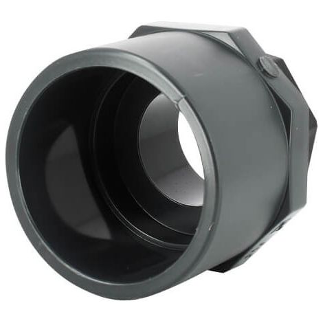 Multicuves – Trop-plein cuve à eau 1000L – Sortie PVC 75/90 mm – Raccord femelle 2'' pas gaz – Perçage 60 mm pour évacuation