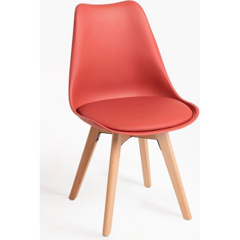 Packs Sillas Comedor - Pack 6 Sillas Synk Basic - Rojo Vino