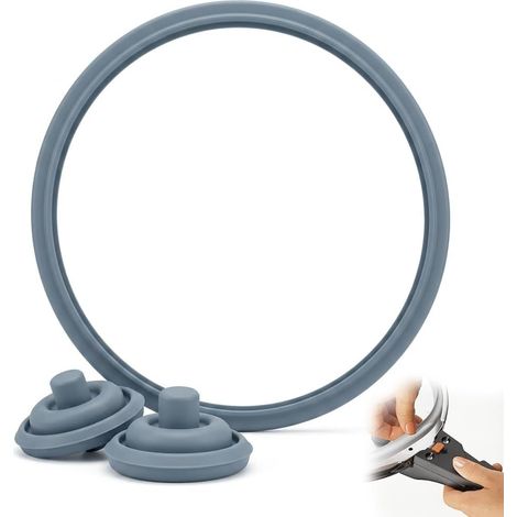 22 cm Dichtungsring für Silit Sicomatic WMF und WMF Perfect Joint Schnellkochtöpfe mit 2 Kochsignalen für 3-l-, 4,5-l-, 6,5-l- und 8,5-l-Schnellkochtöpfe – Silikonring