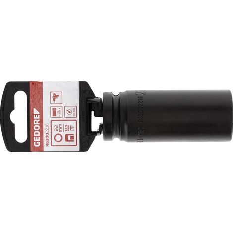 R63002216 Bussola per avvitatore 1/2" esagonale 22 mm Lunghezza 78 mm (1/4)