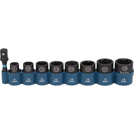 Makita E-16639 Jeu de clés à douille 9 pces 3/8