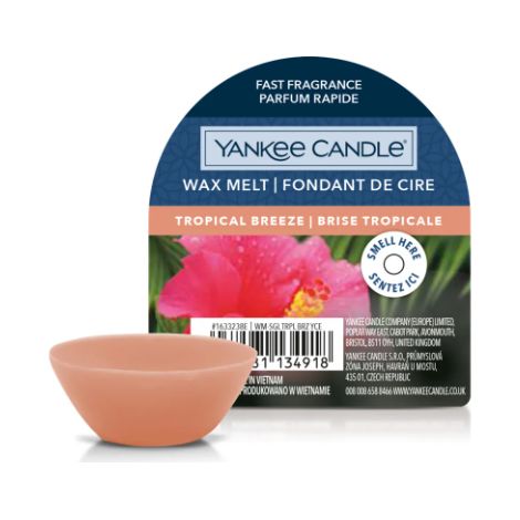 Cera profumata Yankee Candle Tropical Breeze, 22 g.