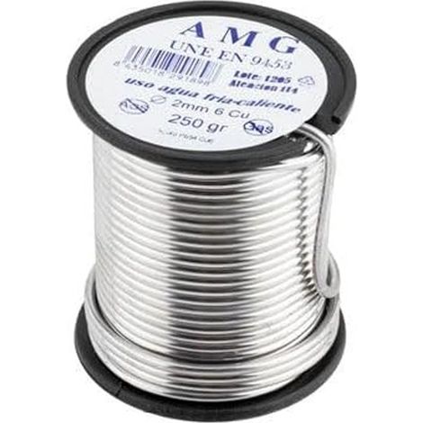 Zinn-Kupfer-Spule 6% 250 gr (1/2)