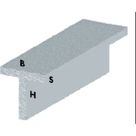 PROFILO ARGENTO H.100 CM T 20X20X1,5 MM- ARCANSAS- 5,0 pz