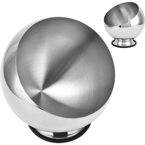 Bol à assaisonnement en acier inoxydable, pour fondue chinoise, récipient à assaisonnement pour restaurant, casserole avec fond, argenté (1/5)