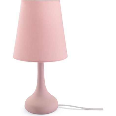 Paco Home Tischlampe E14 Lampe, Tischleuchte Für Kinderzimmer u. Wohnzimmer Modern  ohne Leuchtmittel,  Rosa