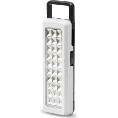 Lampe anti-coupure - VELAMP - DL333 - Blanc - Autonomie 60 min - Rechargeable (avec transfo)