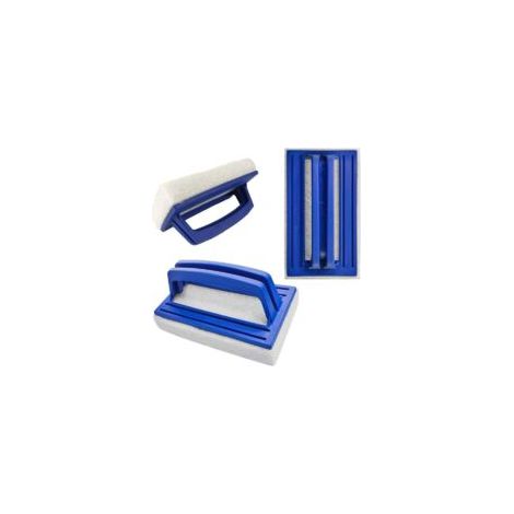 2 Pièces Brosse Éponge Ligne d'eau Brosse De Nettoyage De Piscine Brosse De Piscine en Plastique Brosse Plancher Mur Piscine Brosse Ligne d’Eau Piscine pour Nettoyer Piscine Spa Baignoires Murs - Crez (1/4)