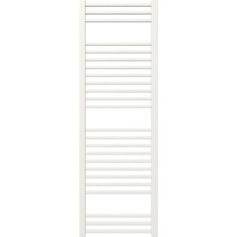 Scaldasalviette ad acqua calda bianco 760mm di altezza e 600mm di larghezza - 384 Watt - BON760/600SXB