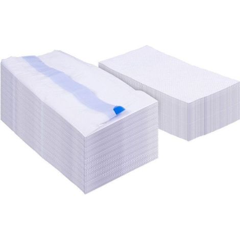 Boîte de 40 sacs hygiéniques absorbants pour chaise percée, usage sanitaire sécurisé (1/5)