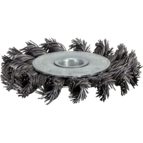 KS Tools Rostfreie Stahldrahtrundbürste 0,5 mm, Ø 100 mm