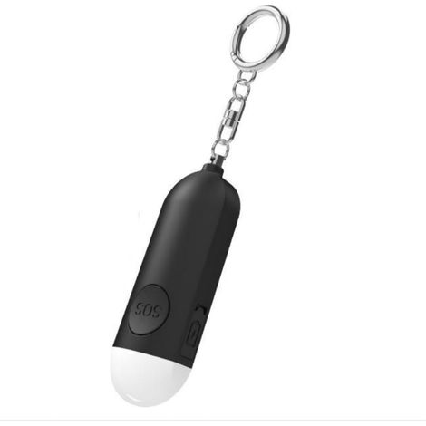 Dispositif d'alarme de sécurité pour femmes et filles 130 dB avec lampe de poche LED pour femmes et enfants (1/4)