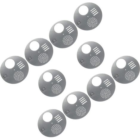 Lot de 10 portes d'entrée pour boîte à noix de ruche, plaque d'entrée (diamètre : 12,5 cm) - Équipement d'apiculture Outils pour ruche Outils d'apiculture