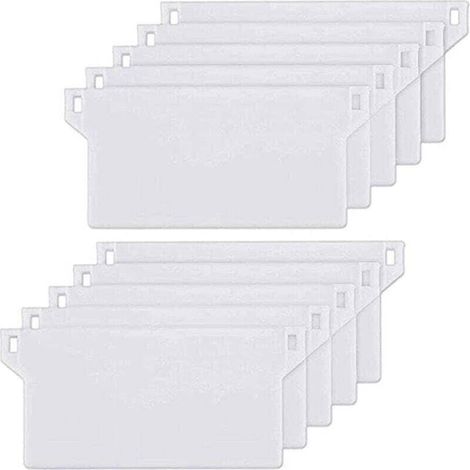 10pcs Plaque de Lestage Store Californien Poids Lest Stores, XU,Verticaux Plaque Lestage Store Lamelle Verticale 127mm Pièce Rechange Blanche - KZQ (1/4)