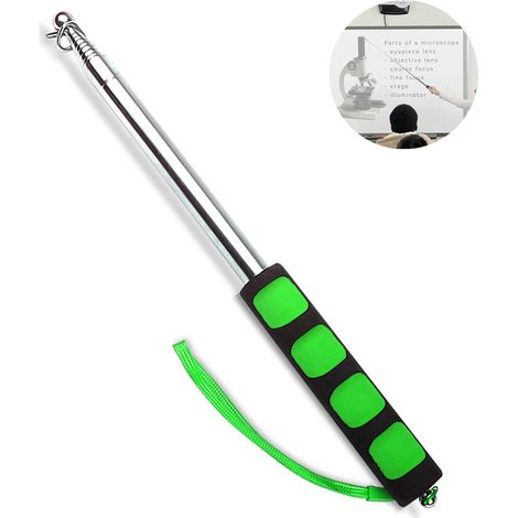 200cm Stainless Steel Portable Telescopic Social Distance Stick Pointer, Extendable Handheld Social Pointer Stick Measure Social Distance (1/5)