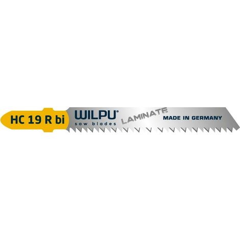Lames de scie sauteuse Bosch T101-AIF - Adaptées au Bois - HC19R bi (lot de 5) (1/2)