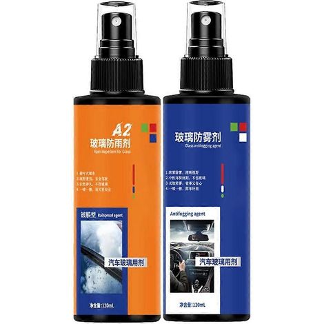 Spray imperméabilisant et déperlant pour vitres de voiture (120 ml) (1/5)