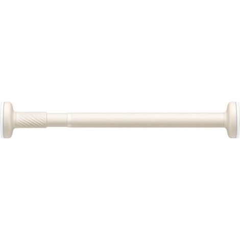 Tringle Rideau RéGlable, Tringle à Rideaux Robuste, Tringle à Rideau à Tension,pour Chambre à Coucher,Cuisine, Salon, Terrasse, Ferme, avec Installation Facile et De(Size0.7 1.2m,Colorblanc crémeux) (1/5)